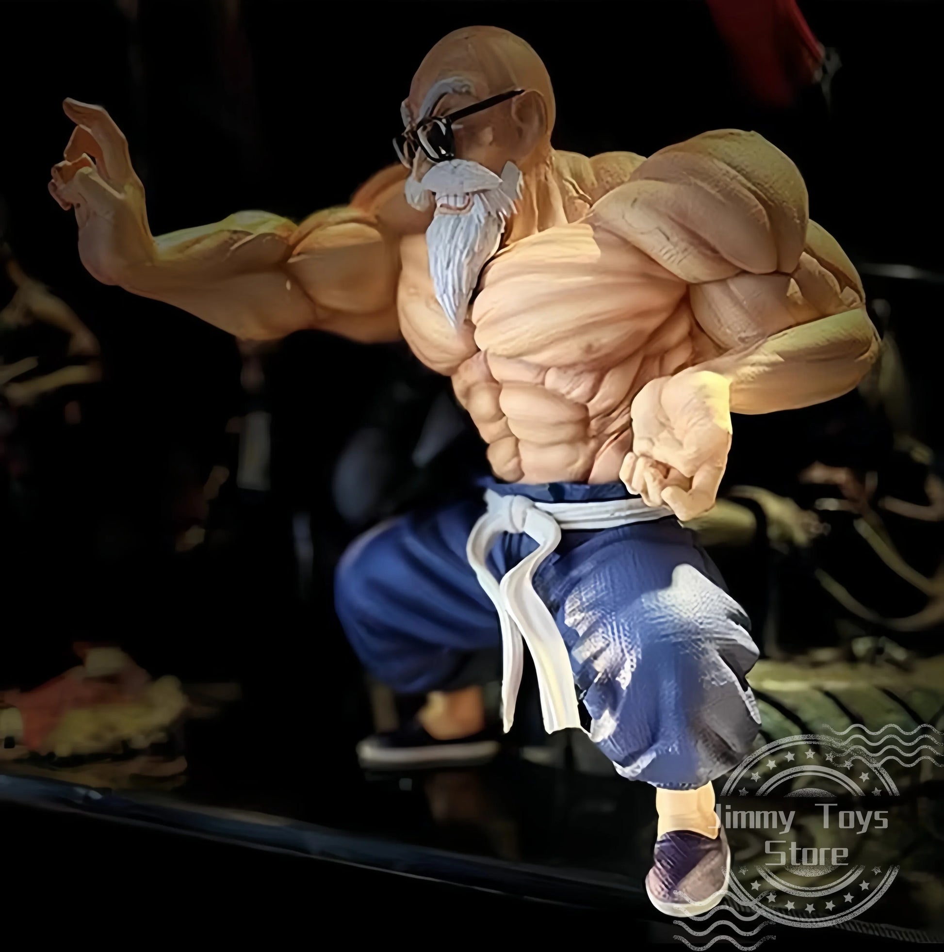 Anime Dragon Ball Muscle Master Roshi Figure-4