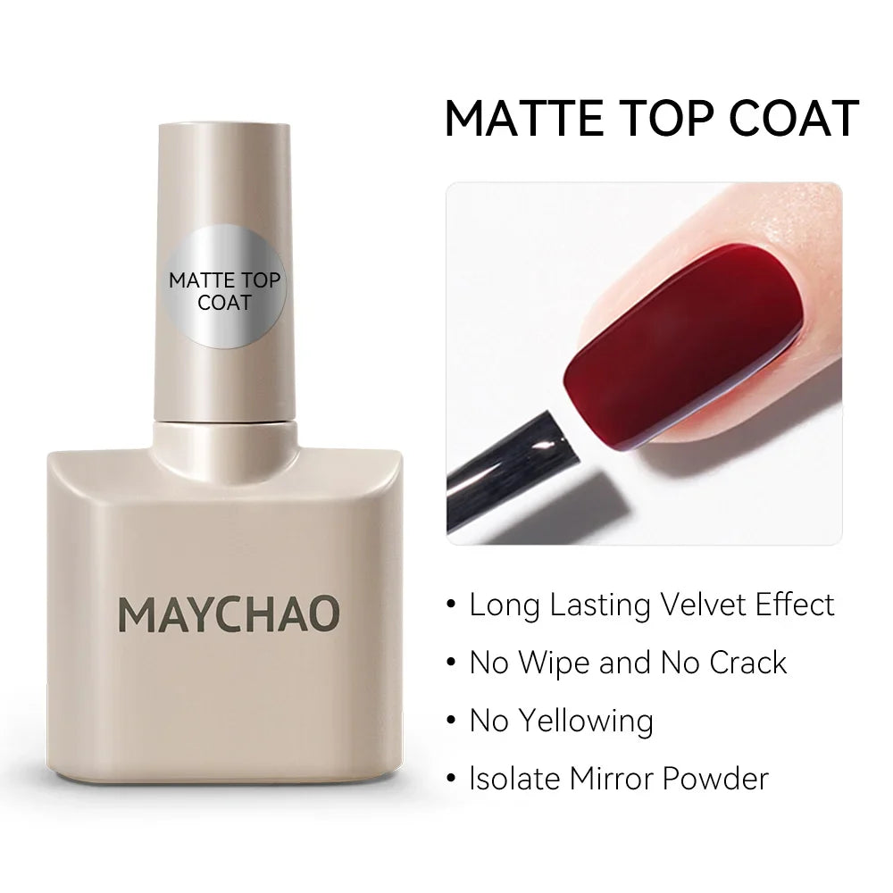 Maychao 12ml Cat Eye Gel Nail Polish Rainbow Effect-39