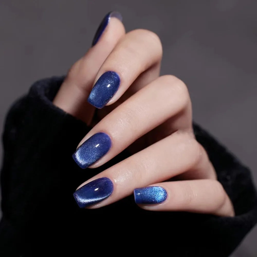 Glamourous Cat's Eye Press-On Nails-33