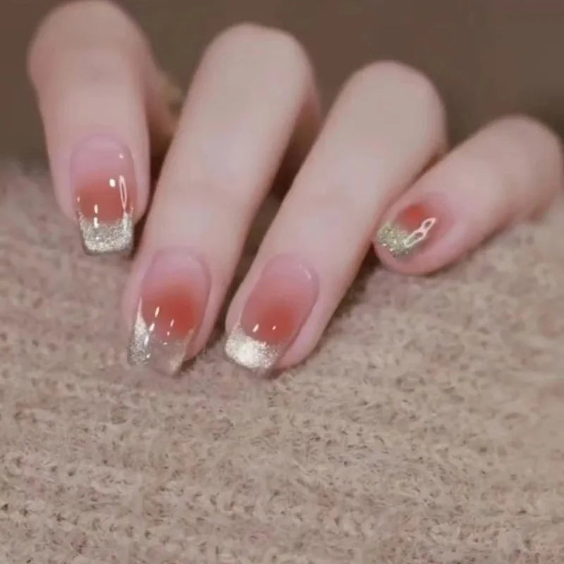 Glamourous Cat's Eye Press-On Nails-32