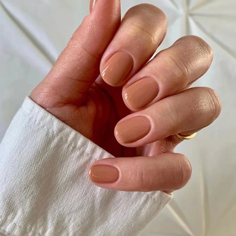 Glossy Acrylic Press On Nails-35