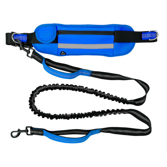 Safety Waist Pack Dog Leash for Outdoor Activities-0