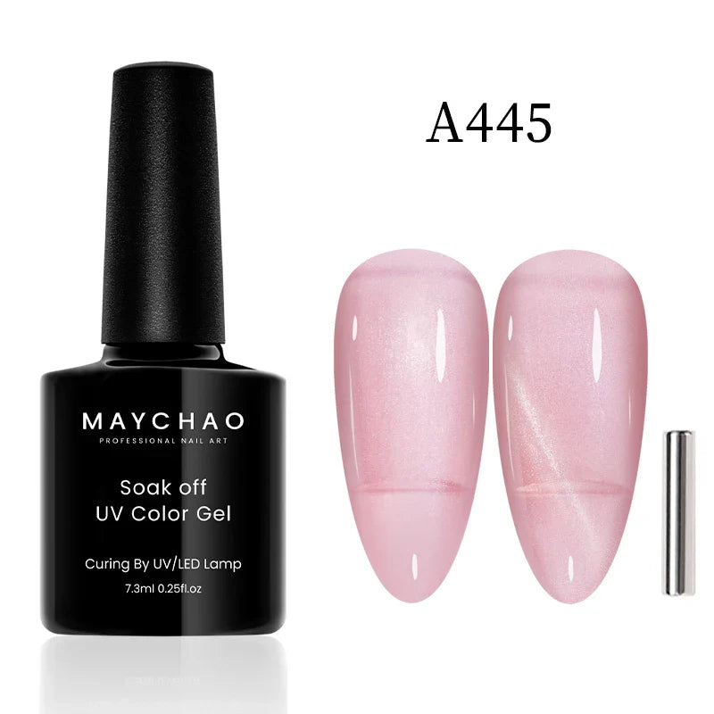 Maychao 12ml Cat Eye Gel Nail Polish Rainbow Effect-41