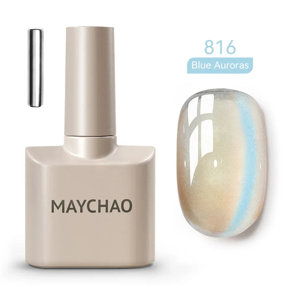 Maychao 12ml Cat Eye Gel Nail Polish Rainbow Effect-20