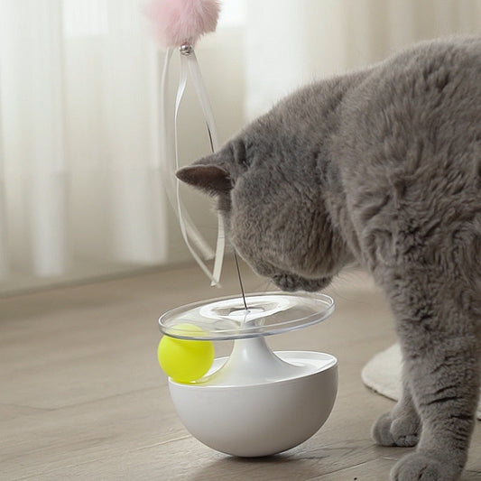 Self-Congratulatory Cat Tumbler Toy-0