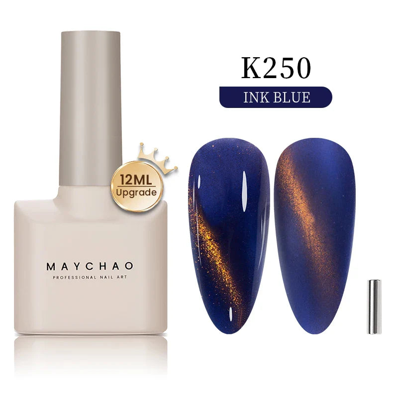 Maychao 12ml Cat Eye Gel Nail Polish Rainbow Effect-51