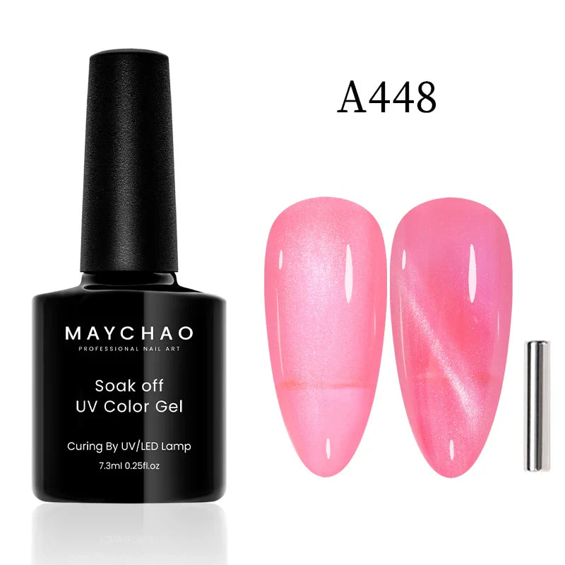 Maychao 12ml Cat Eye Gel Nail Polish Rainbow Effect-70