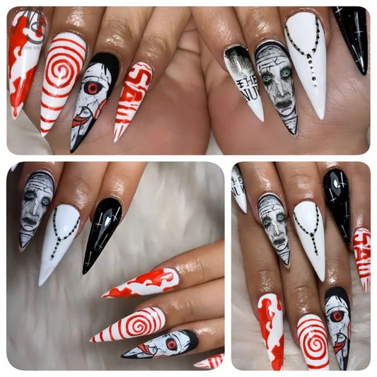 Skull Glam Press-On Nails-0