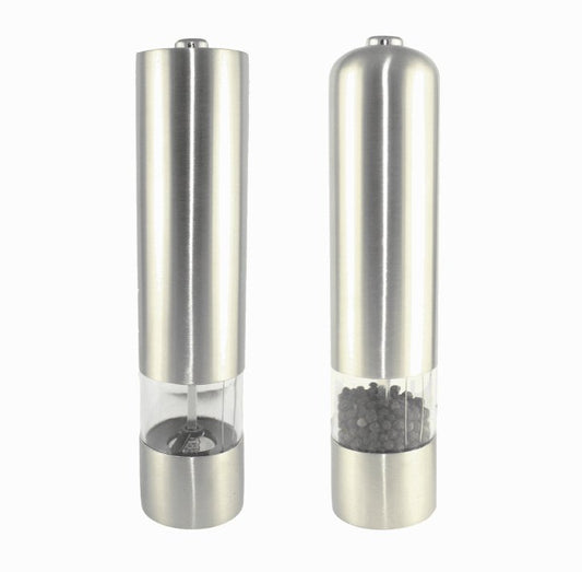Sleek Electric Stainless Steel Spice Grinder for Effortless Flavor-0