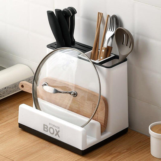 Space-Saving Kitchen Organizer for Tableware and Essentials-0