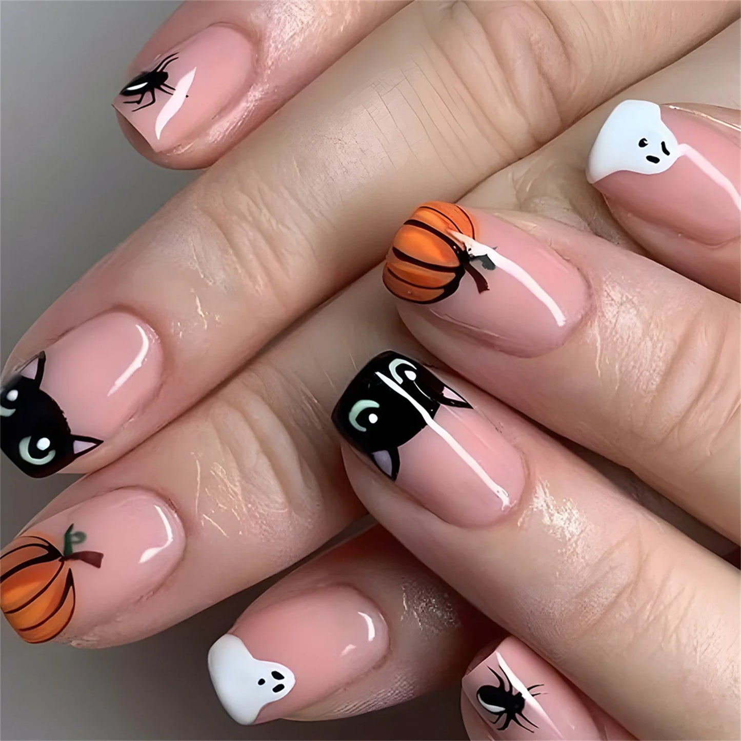 Spooky Clown & Witch Nail Kit-9