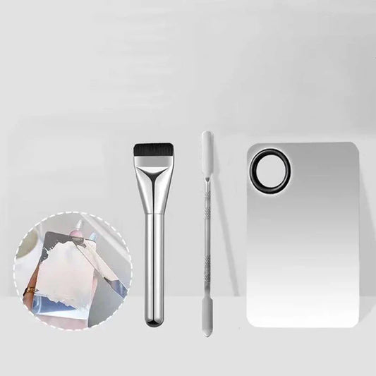 Stainless Steel Makeup Mixing Palette Set-10