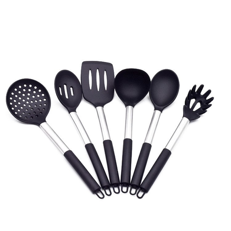 Stainless Steel Silicone Kitchen Utensil Set-2