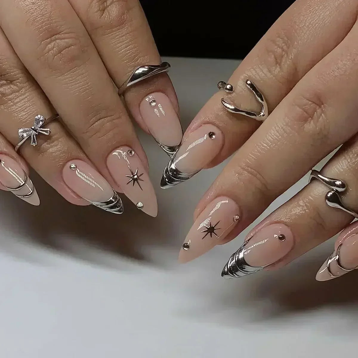 Stiletto Press-On Nails Set-21