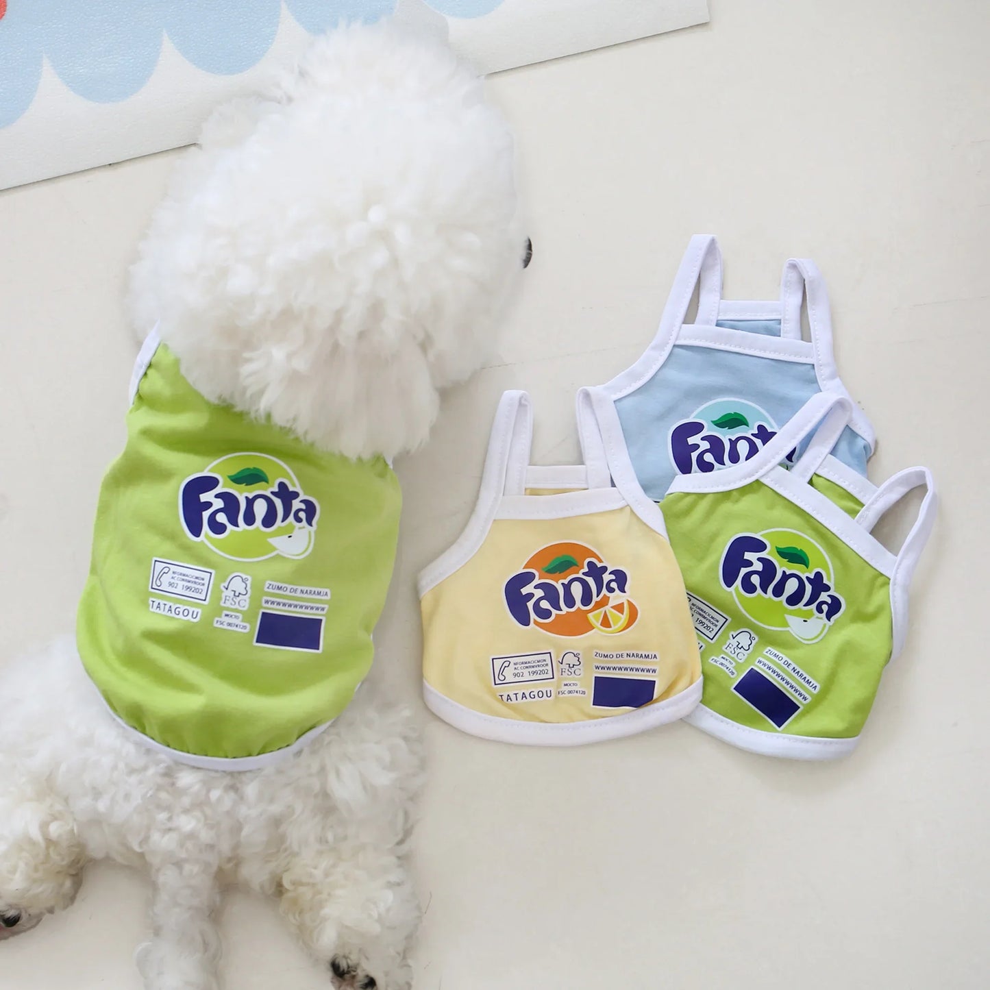 Summer Dog and Cat Clothes Vest Style-0