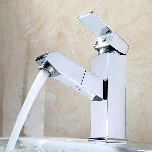 Telescopic Copper Basin Faucet-0