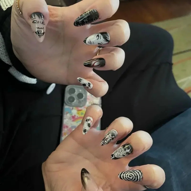 Tomie-Inspired Press-On Nails-1