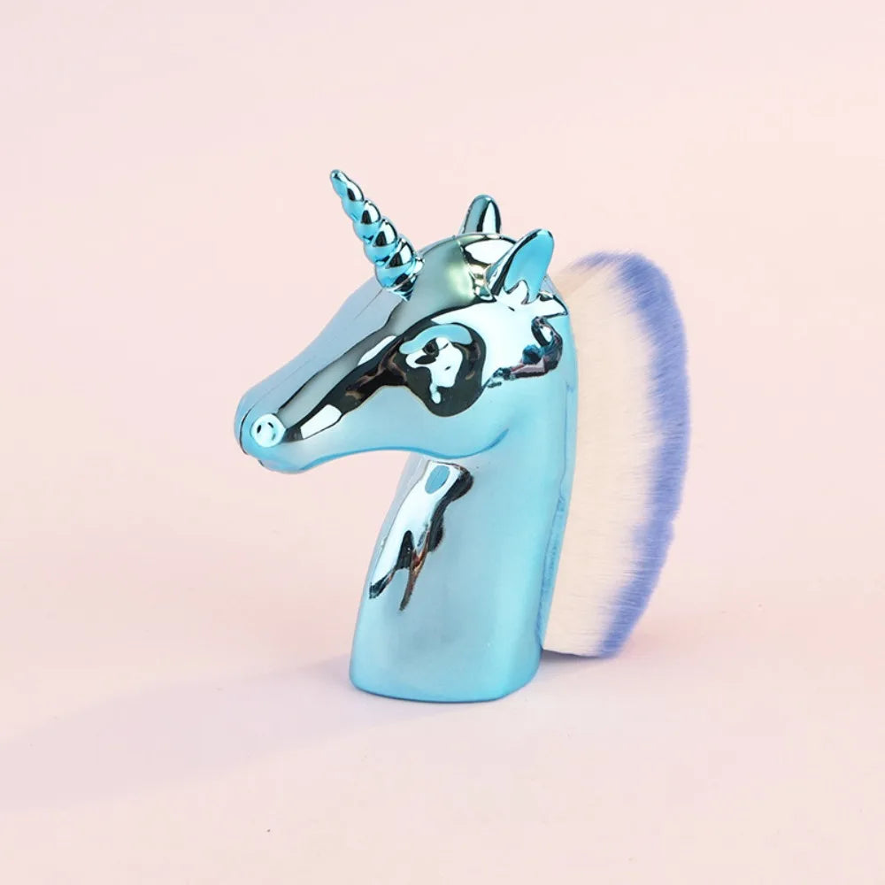 Unicorn Makeup Brush Nail Dust Remover Tool-5