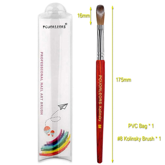 UsiDaer Kolinsky Nail Brush-10