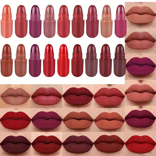 Velvet Luxe: 18 Pcs Mini Matte Lipstick Set-0