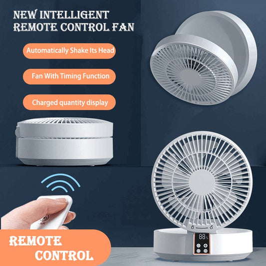 Versatile 2-in-1 USB Fan with Remote and Warm Night Light-0