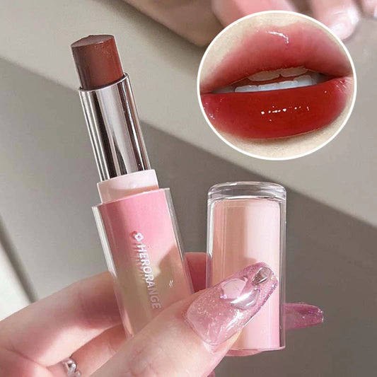 Water Mirror Solid Lip Gloss Lipstick Nude Lip Tint Moisturizing-0