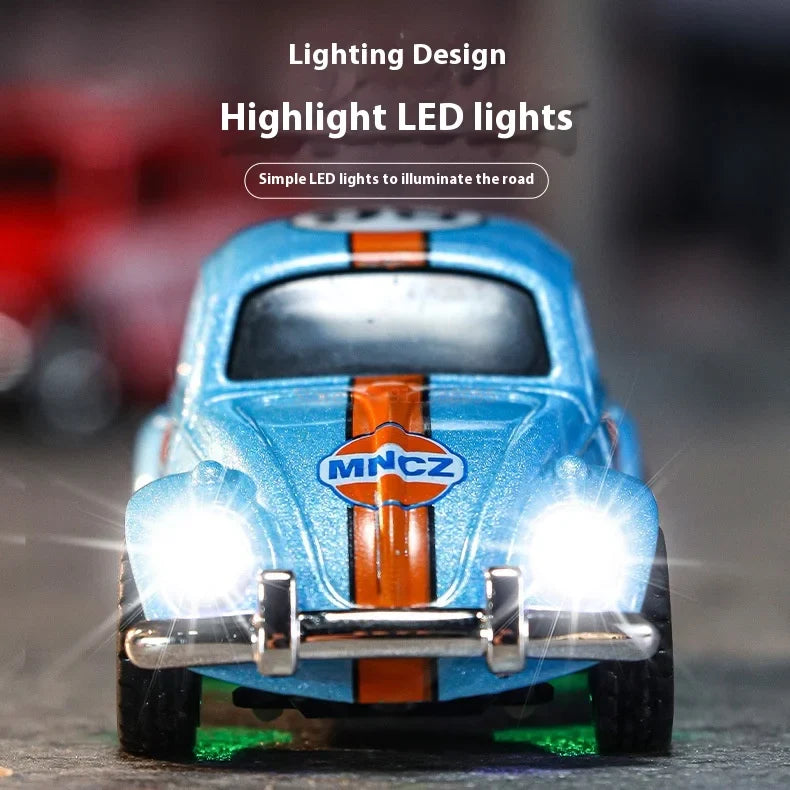 Wireless Mini Beetle Alloy RC Car - Perfect Gift for Kids & Men-2