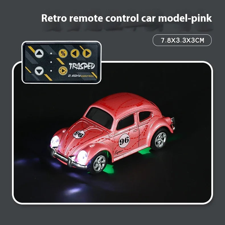 Wireless Mini Beetle Alloy RC Car - Perfect Gift for Kids & Men-9