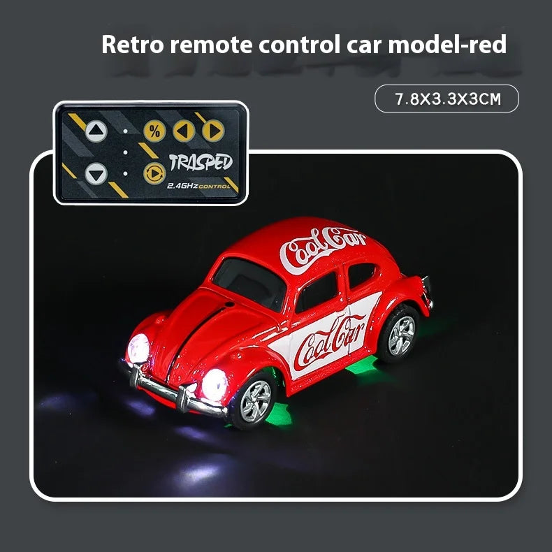 Wireless Mini Beetle Alloy RC Car - Perfect Gift for Kids & Men-5