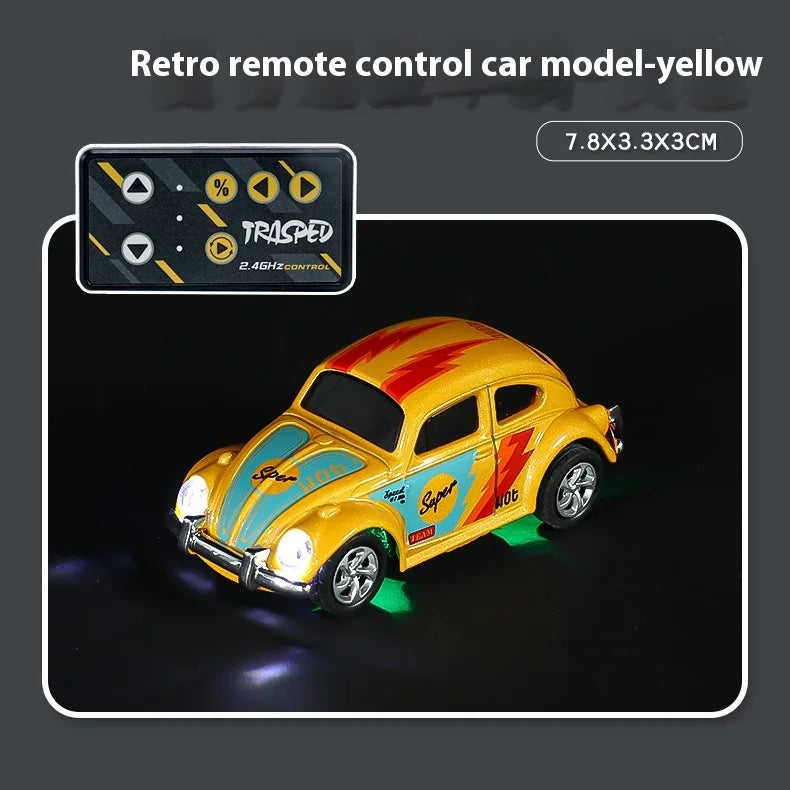 Wireless Mini Beetle Alloy RC Car - Perfect Gift for Kids & Men-6