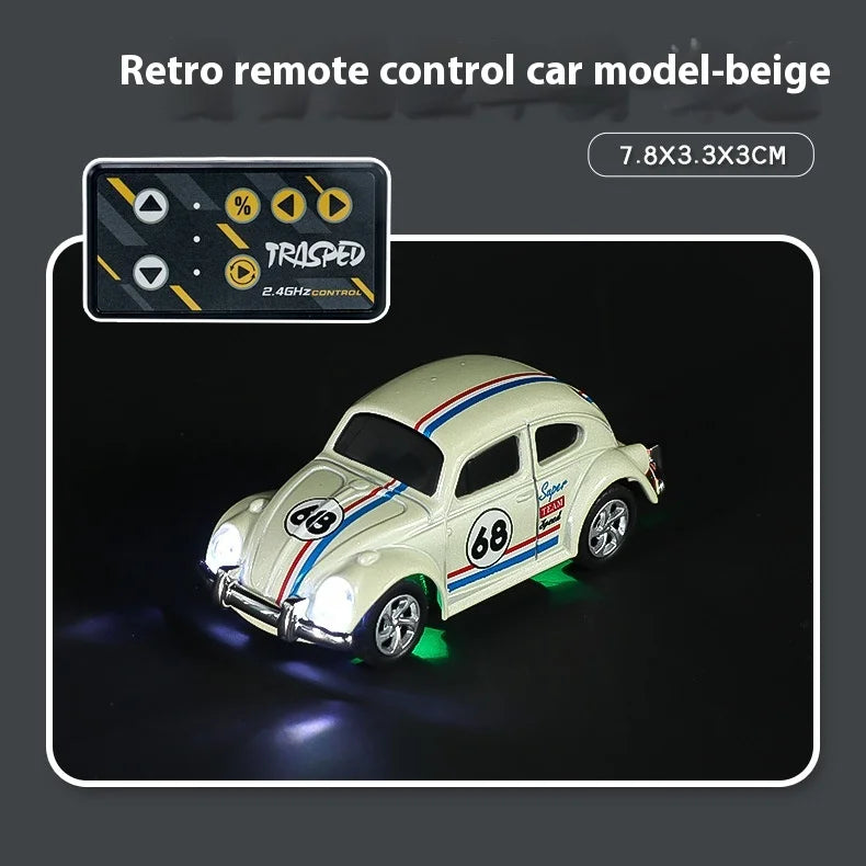 Wireless Mini Beetle Alloy RC Car - Perfect Gift for Kids & Men-8
