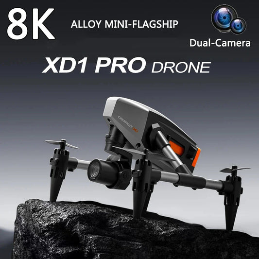 XD1 Mini Alloy 8K Dual Camera Architecture Drone-0