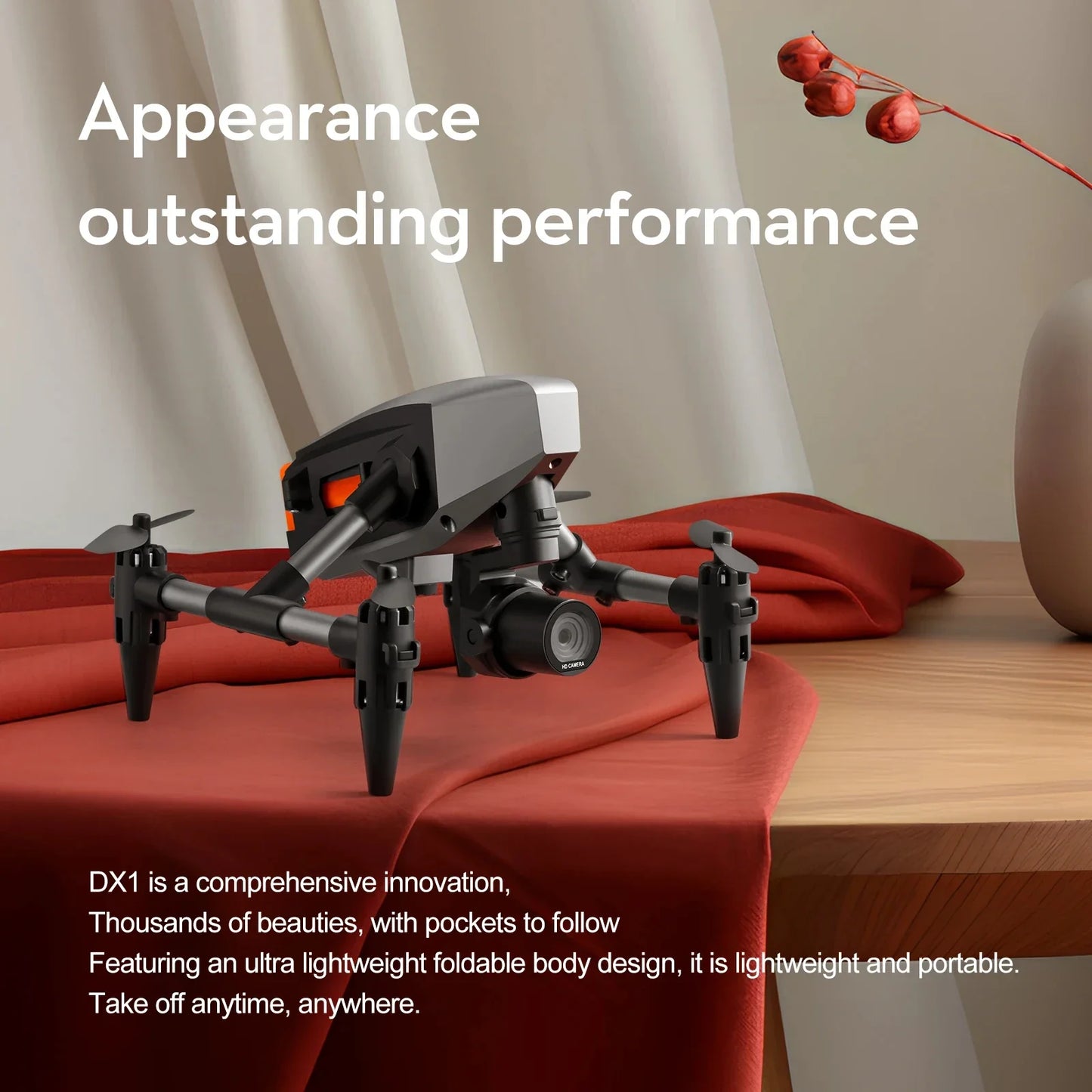 XD1 Mini Alloy 8K Dual Camera Architecture Drone-1