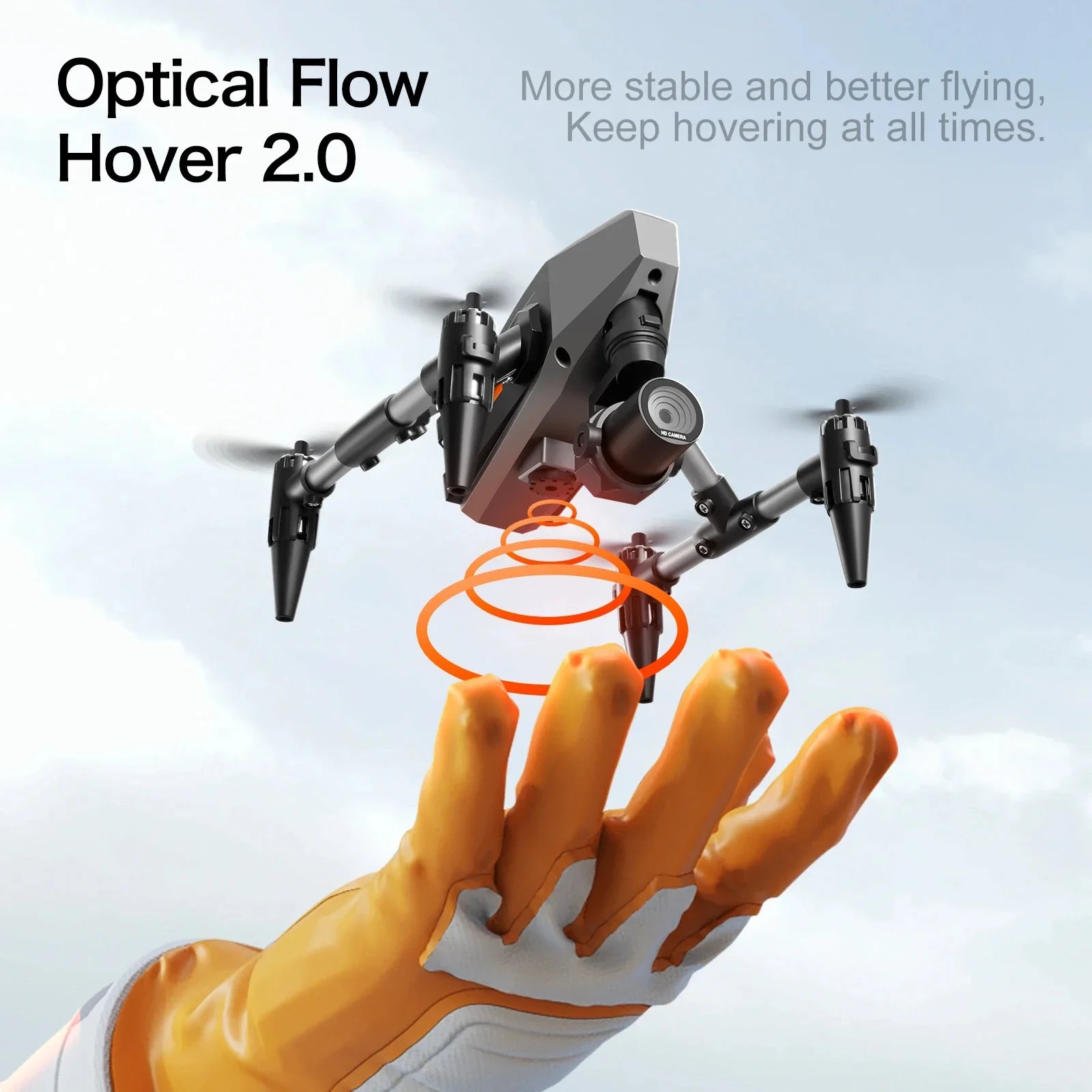 XD1 Mini Alloy 8K Dual Camera Architecture Drone-2