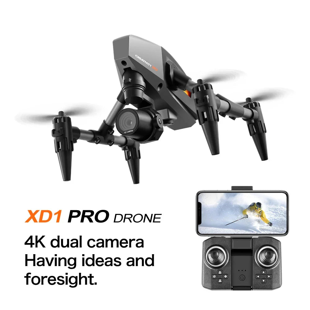 XD1 Mini Alloy 8K Dual Camera Architecture Drone-4