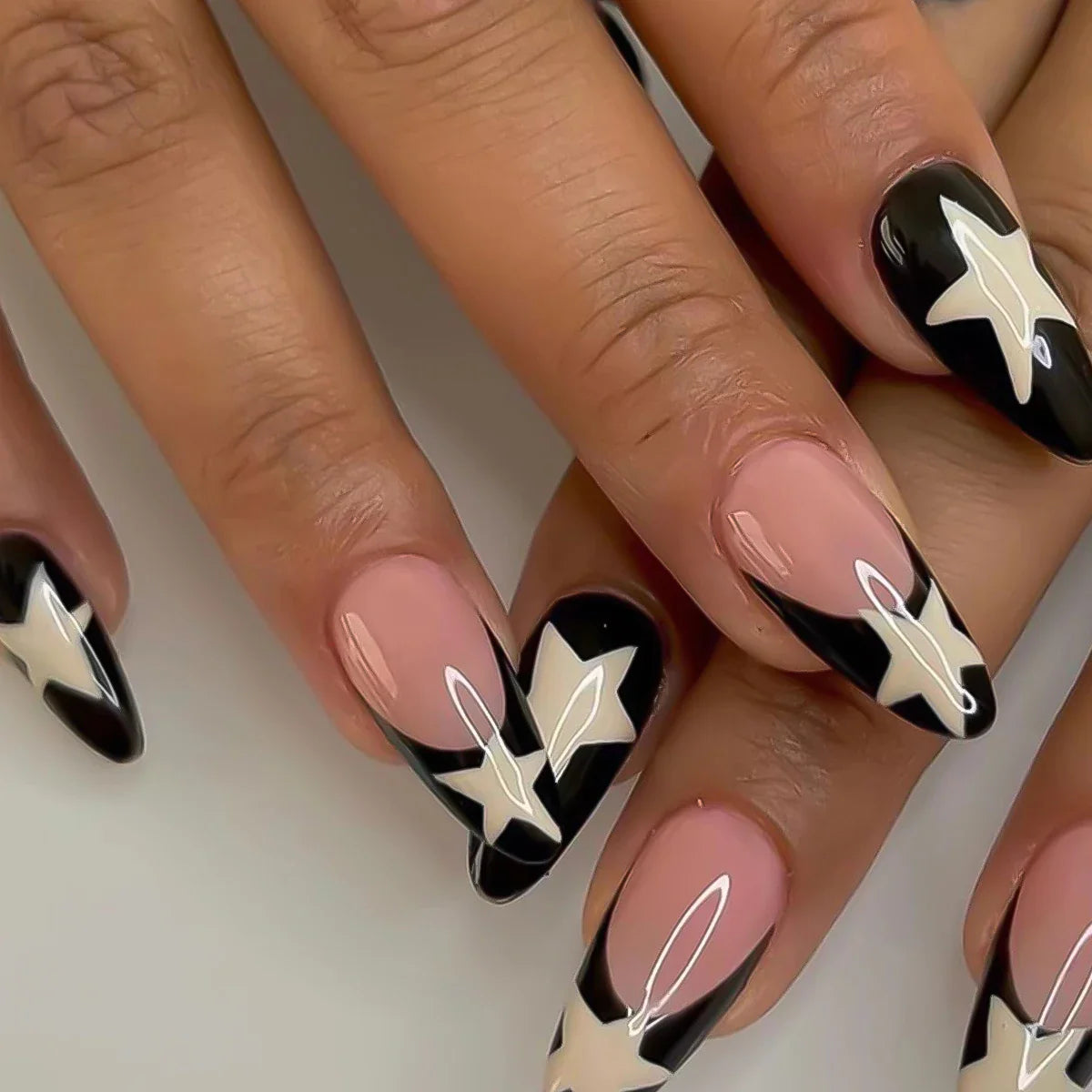 Y2K Star Press on Nails-2